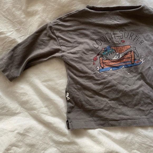« Couche surfer » Grey long sleeve Gagou Tagou 9M - Picture 2 of 2